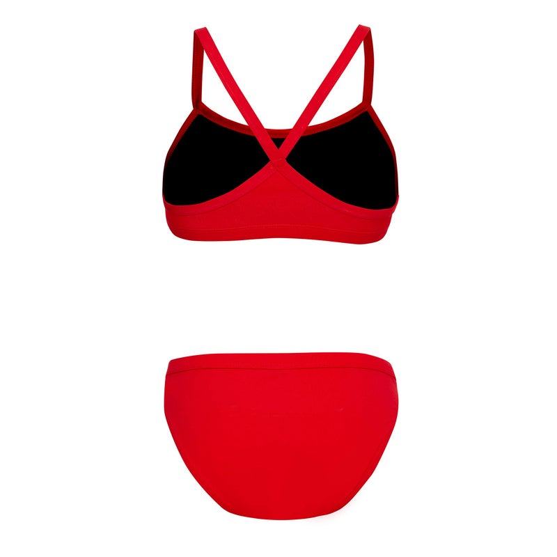 BLARIX Womens Guard Swimsuit 2 Piece (Red, Large) - Image 3